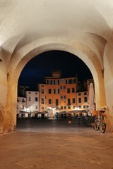 Piazza dell Anfiteatro Entrance night