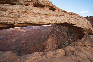 Mesa Arch in Canyonlands NP in Utah in the USA

