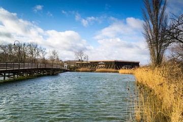   Tężnie solankowe w uzdrowisku Inowrocław, Polska 30.01.2018   © Senatorek
