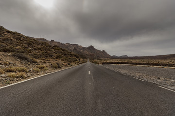 volcanic landscape in tenerife
