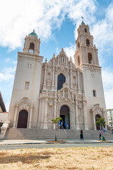 Mission Dolores, a late 18th century Catholic Church in San Francisco