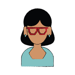 Woman faceless avatar