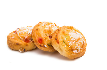 puff pastry isolated