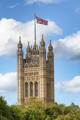 Fototapeta na wymiar Westminster Palace Tower, London - UK