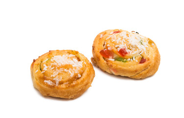 puff pastry isolated
