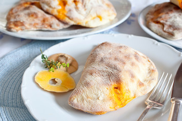 Kürbiscurry im Fladenbrot