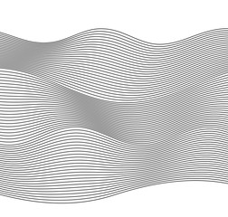 Design element Wave many parallel lines wavy form27