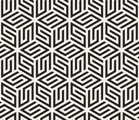 Vector seamless pattern. Modern stylish abstract texture. Repeating geometric tiles