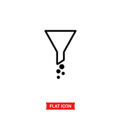 Filter vector icon