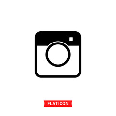  icon symbol, social media, photo vector