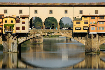 Summer. Italy. Florence. Ponte Vecchio.