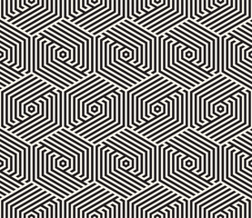 Vector seamless pattern. Modern stylish abstract texture. Repeating geometric tiles from striped elements i