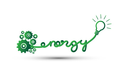 Vector of  light bulbs with glowing one. Saving energy concept with light bulbs.