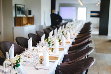 wedding table setting