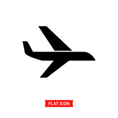 Airplane vector icon