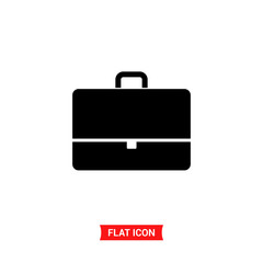 Briefcase vector icon