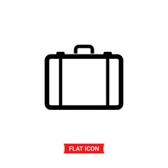 Briefcase vector icon