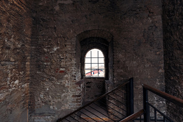 Fototapeta na wymiar Window on the castel