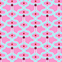 Pink geometric pattern