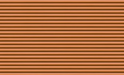 Endless brown background horizontal narrow stripes brown and dark color three-dimensional pattern