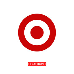 Obraz premium Target vector icon , goal symbol