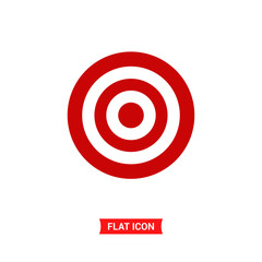 Target vector icon , goal symbol