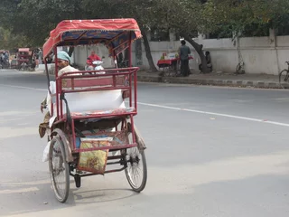 Schilderijen op glas Rickshaw à moteur © A'
