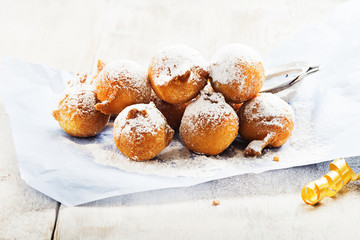 Carnival italian fritters in carnival.