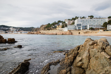 Fototapeta na wymiar beautiful wild coastline of Spain