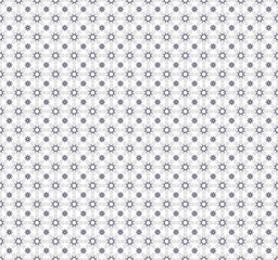 Abstract gray and orange pattern geometric of circle in Japanese or Chinese ornament. Seamless Vector illustration.