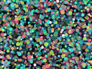 Bokeh vector background colorful circles texture blue colorful