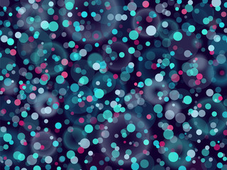 Bokeh vector background colorful circles texture blue pink