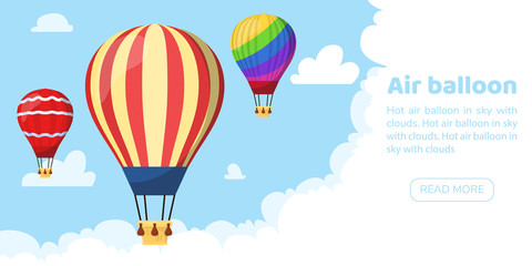 Flat hot air balloon © Igor