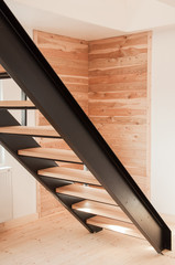 Modern metal stair design