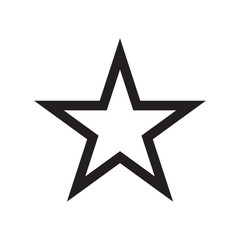 Star icon vector illustration. Free royalty images.
