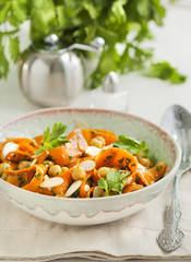 Carrot and Chickpea Salad