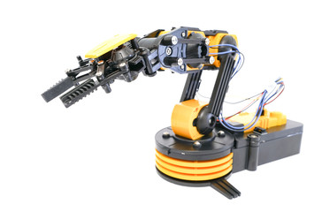 Plastic robot arm model