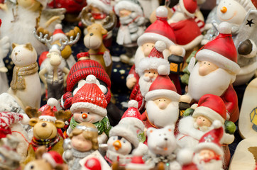 Christmas toys in market