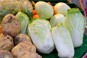Fototapeta na wymiar Vegetables on the counter