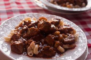 traditional Hungarian goulash