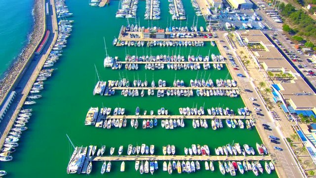 Harbour. Aerial view. Port Ginesta.