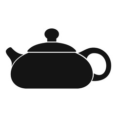 Teapot icon. Simple illustration of teapot vector icon for web