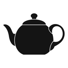 Big teapot icon. Simple illustration of big teapot vector icon for web