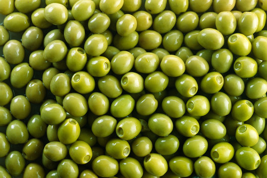 Aceitunas verdes rellenas 2 niveles