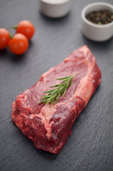 Raw fresh entrecote