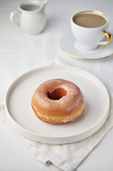 Polish donuts with icing, fat thursday,