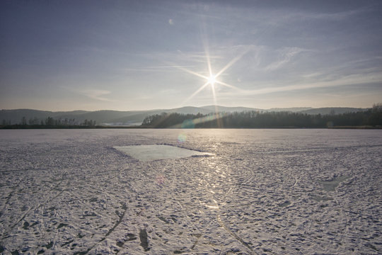 Breitunger See im Winter