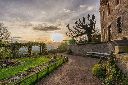 Aussicht Schloss Altenstein Th&uuml;ringen