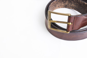 white insulated skin belt