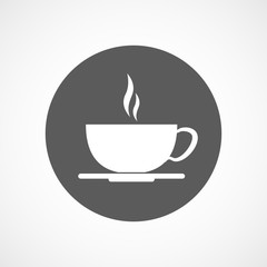 Coffee cup icon. Vector illustration